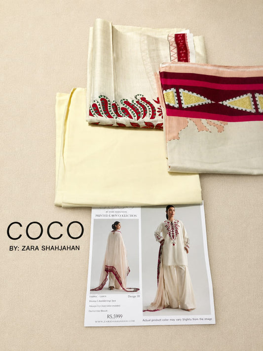Coco by Zara Shahjahan Printed Lawn Suits Unstitched 3 Piece