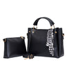 2-Piece Top Handle Bag Set - Black